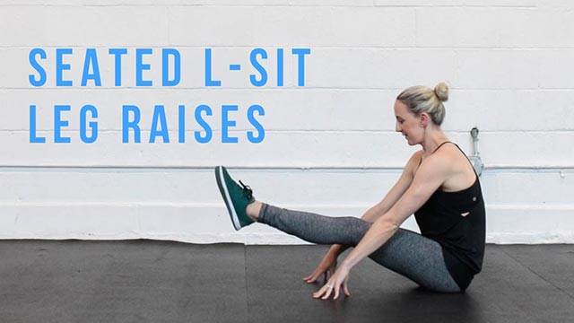 Seated leg lift